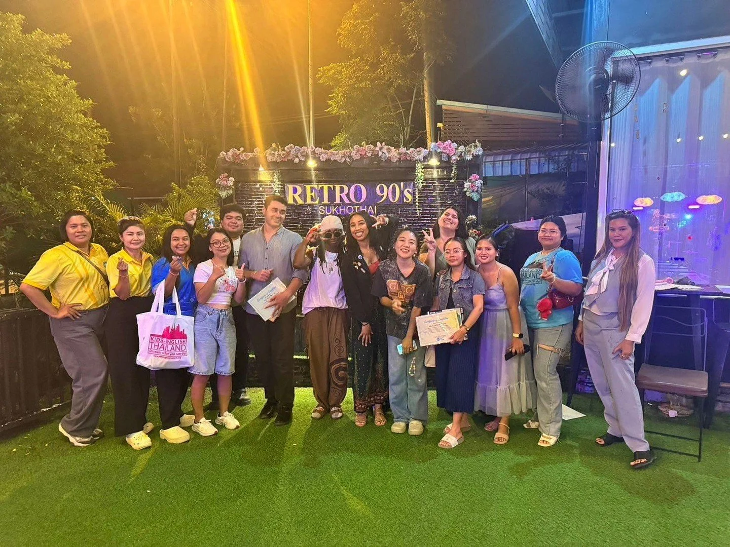 After an intensive and rewarding week of professional training in Sukhothai, our newest teachers joined the entire KET family for a farewell dinner and group photograph. 

This moment marks the successful conclusion of orientation and the beginning o