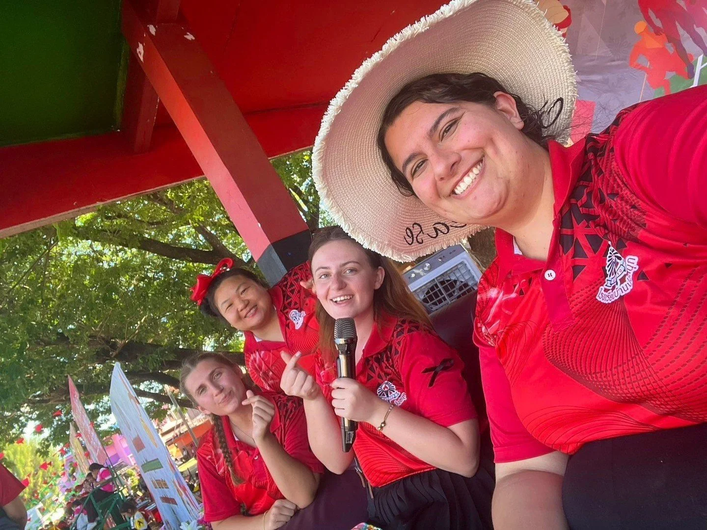 Sports Day just turned into the biggest purple party in town! 

Our KET teachers joined their students for an unforgettable day of races, cheers, and purple pride. From marching with giant flags to jumping on parade floats with microphones and cowboy