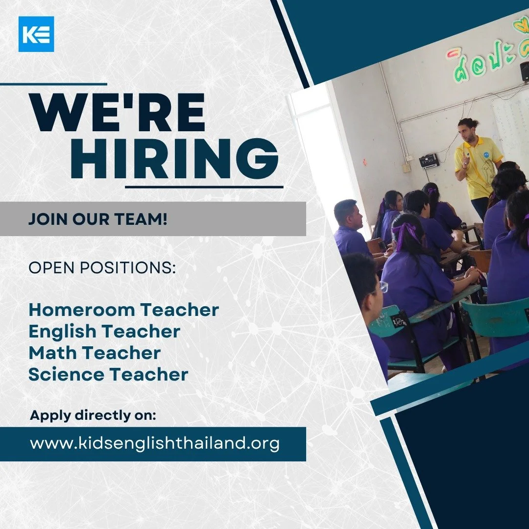 We are currently seeking educators to join us for the 2026-2027 academic session, with opportunities available for April 2026 and October 2026 semesters!

Kids English Thailand (KET) is a distinguished recruitment firm with a rich history of over 15 