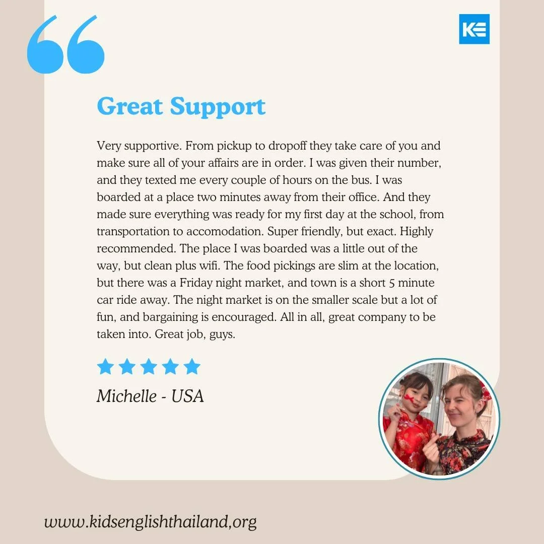 &ldquo;Very supportive. From pickup to dropoff they take care of you and make sure all of your affairs are in order&hellip;&rdquo;

Michelle from the USA had an amazing experience with us, and we&rsquo;re so grateful she took the time to share it!

F