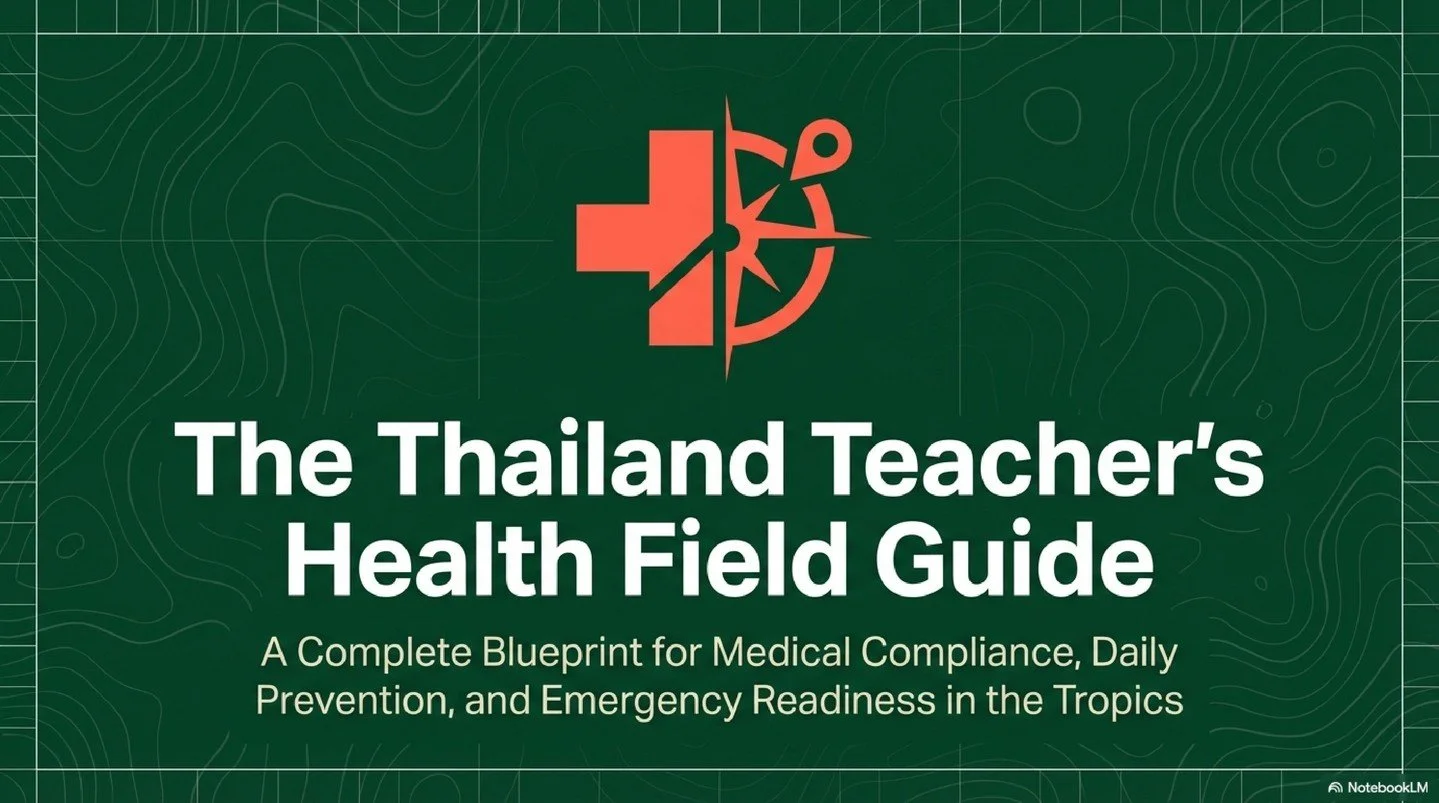 The Thailand Teacher&rsquo;s Health Field Guide is here!

New (and veteran) teachers &mdash; this one&rsquo;s for you.
Moving to Thailand comes with its own unique health challenges: tropical heat, mosquitoes, food safety, emergency systems that work