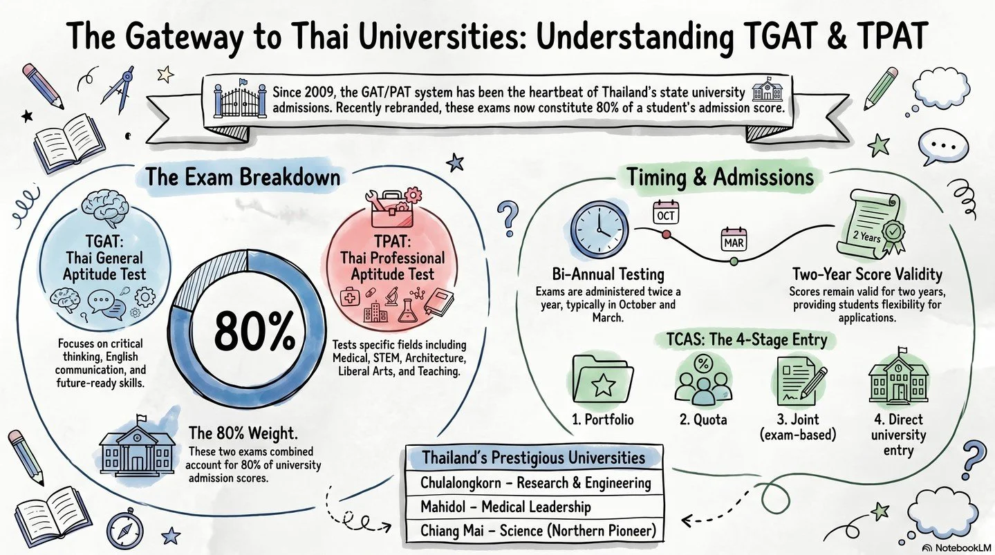 GAT/PAT Thailand Exams &ndash; Everything Thai Students (and Parents) Need to Know!

Confused about GAT and PAT exams? You&rsquo;re not alone!
These are Thailand&rsquo;s major university entrance tests:

GAT = General Aptitude Test (English, Math, Sc