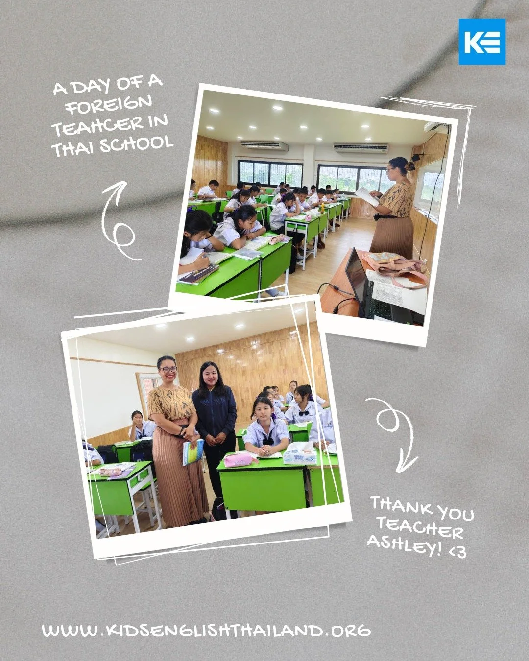 A Day in the Life of a Foreign Teacher in Thailand!

Teacher Ashley spent the day doing what she loves &mdash; teaching, connecting, and making learning fun for her students. From leading lessons in the classroom to sharing moments with her Thai coll