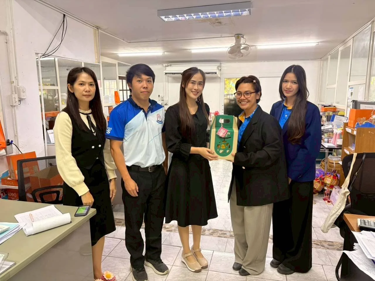 A little present from Kids English Thailand to the school.jpg