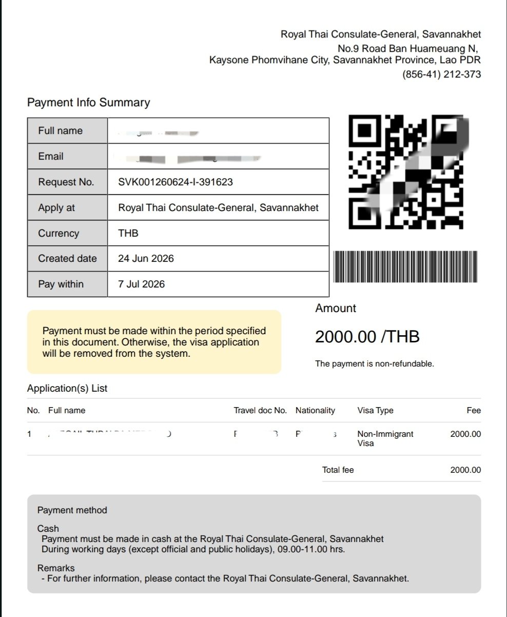 Manage Visa Applications Proceed to Payment and Payment Info Summary PDF
