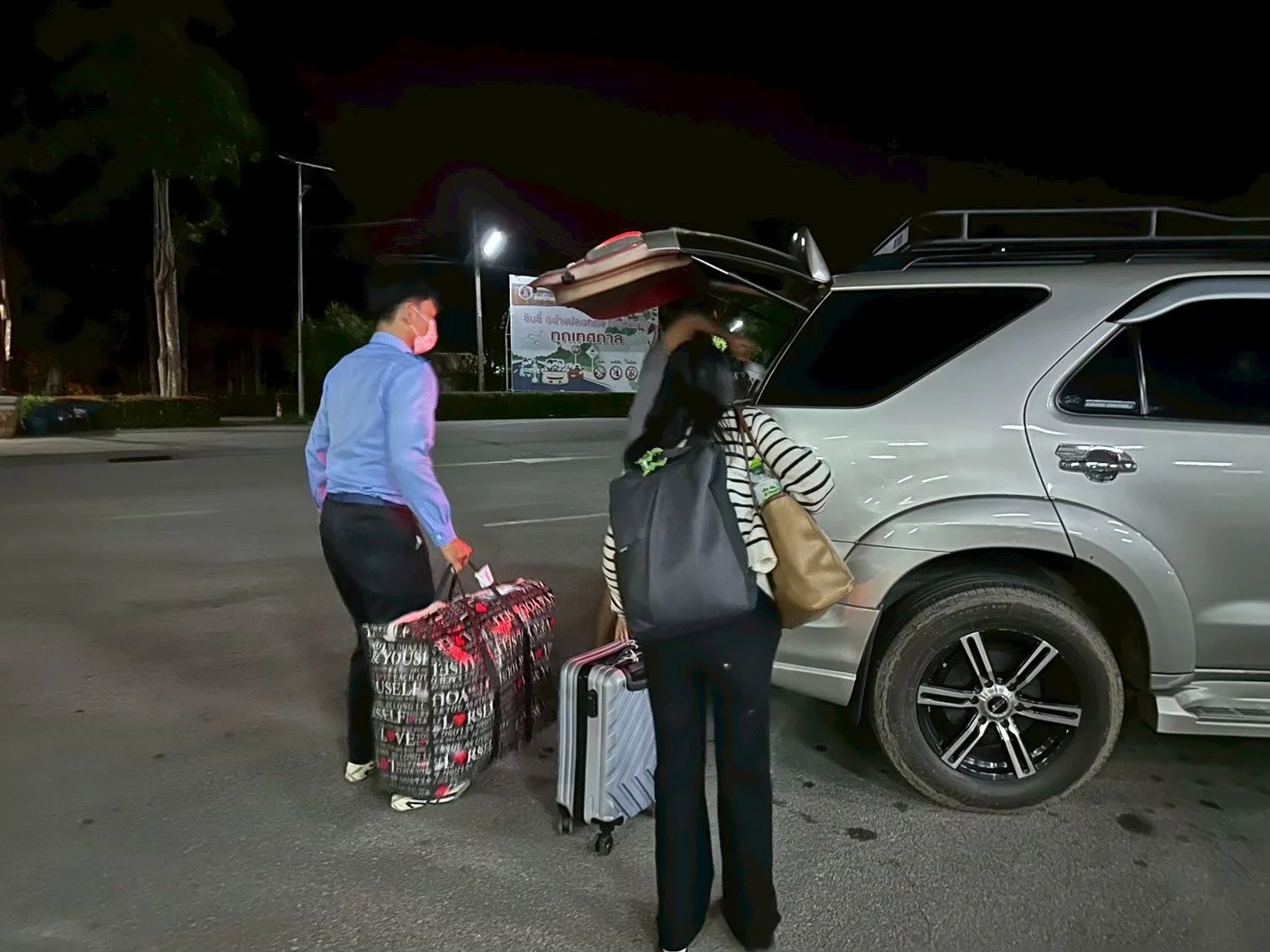 Kids English Thailand picking teachers up from the train station..jpg