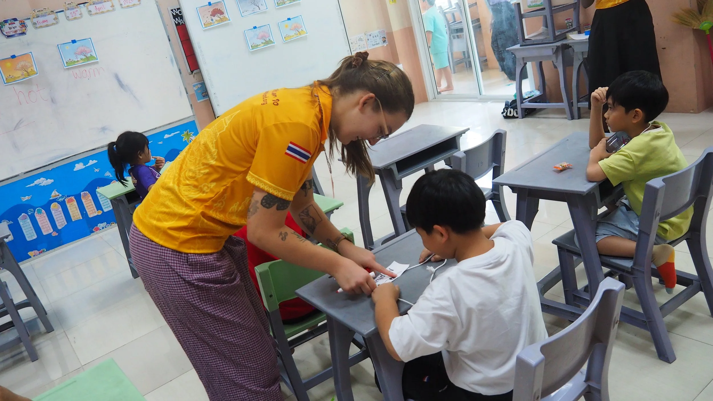 KET teachers smiling and ready for their teaching journey in Thailand