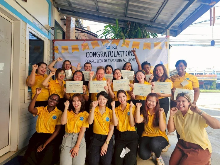 Kids English Thailand teachers after orientation week in Sukhothai