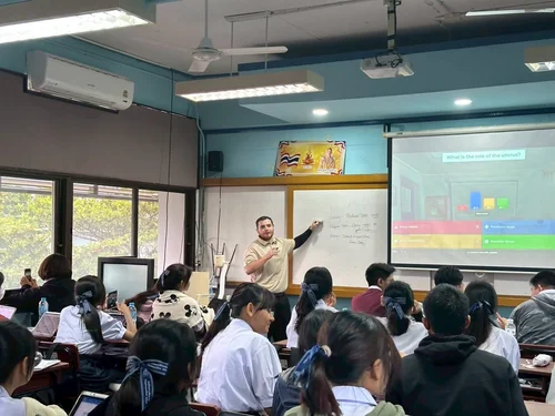 KET teacher in classroom