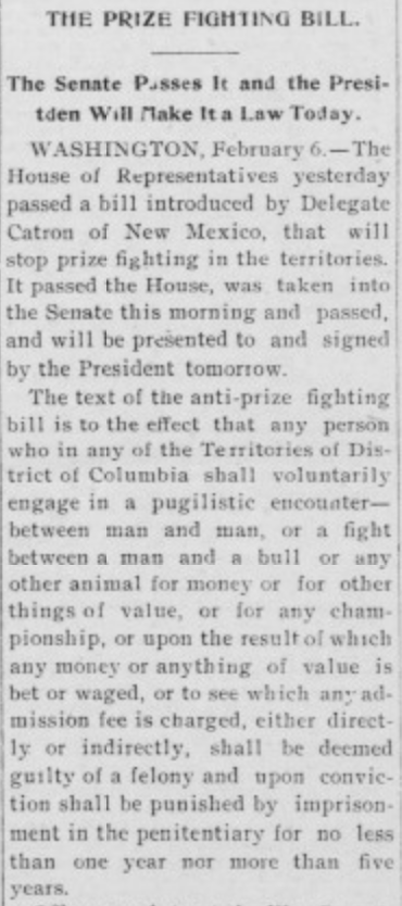 Morning Union, 7th February, 1896