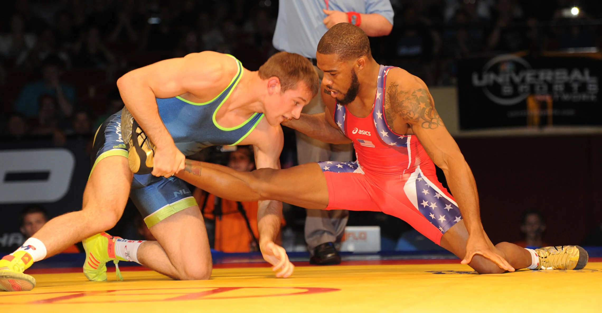david taylor wrestling shoes