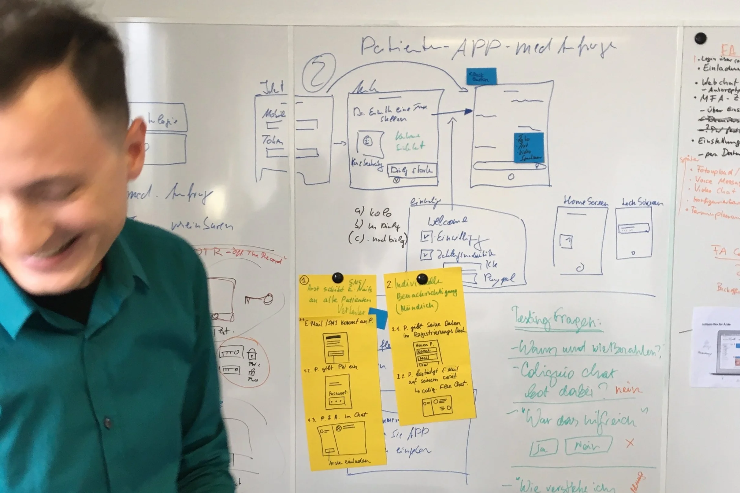Collaborating with the team on defining User Flowss
