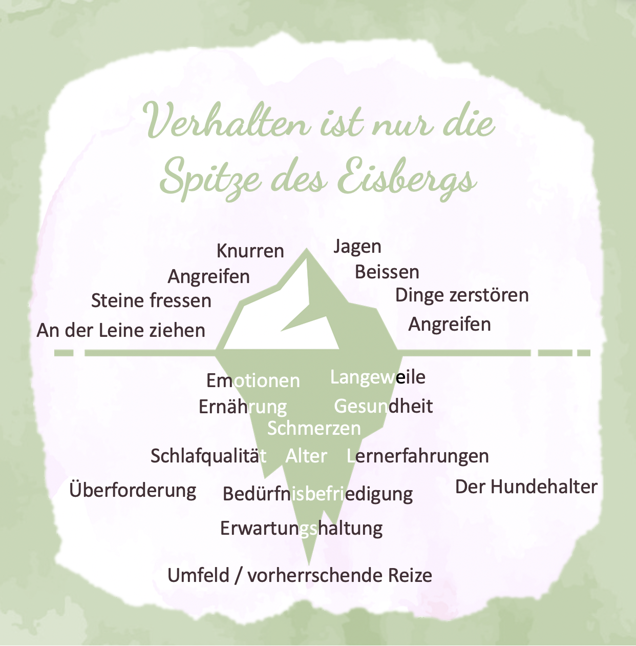 Verhalten ist nur die Spitze des Eisbergs