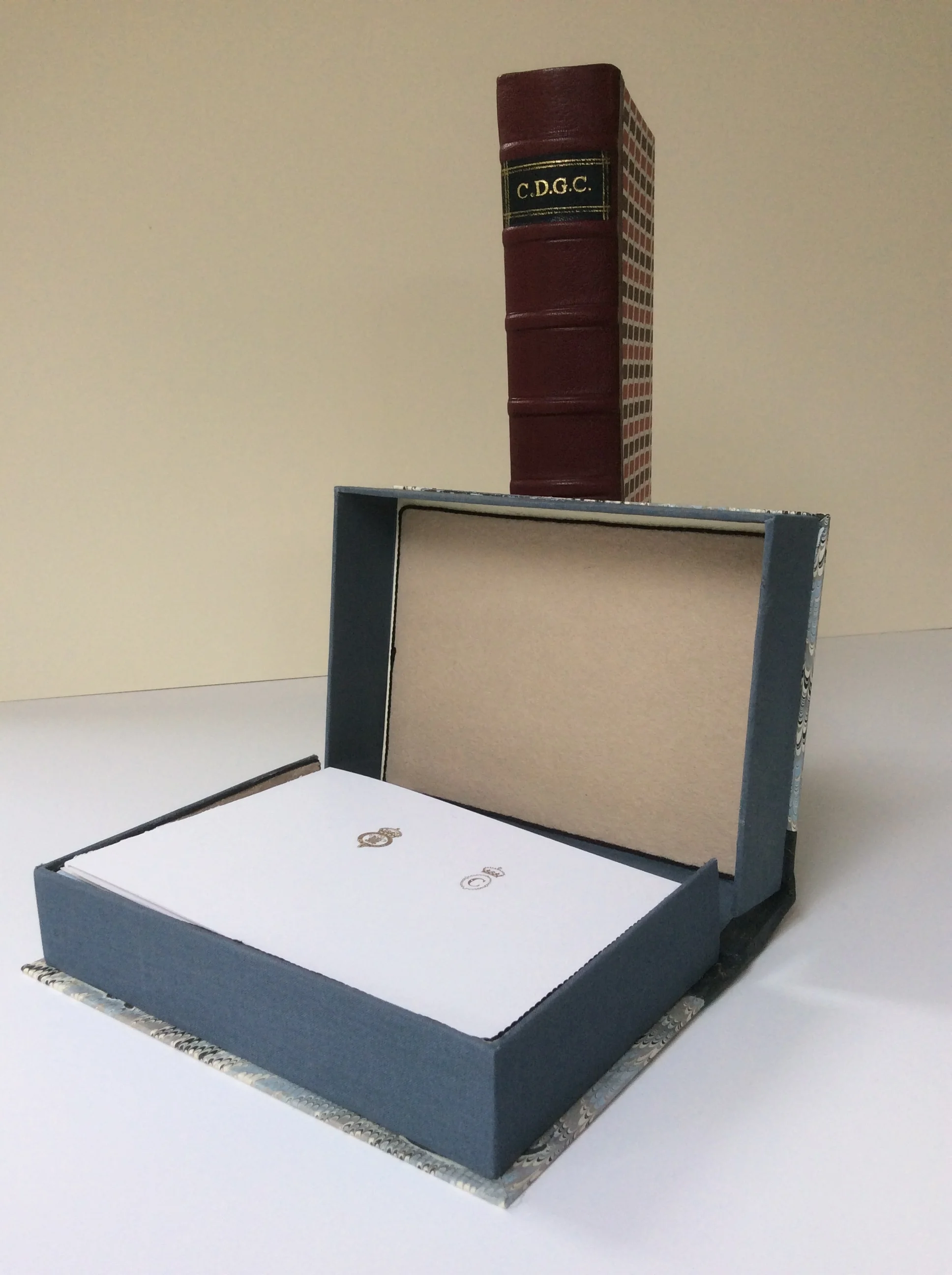  Drop-back boxes made to any required measurements for protected storage. 