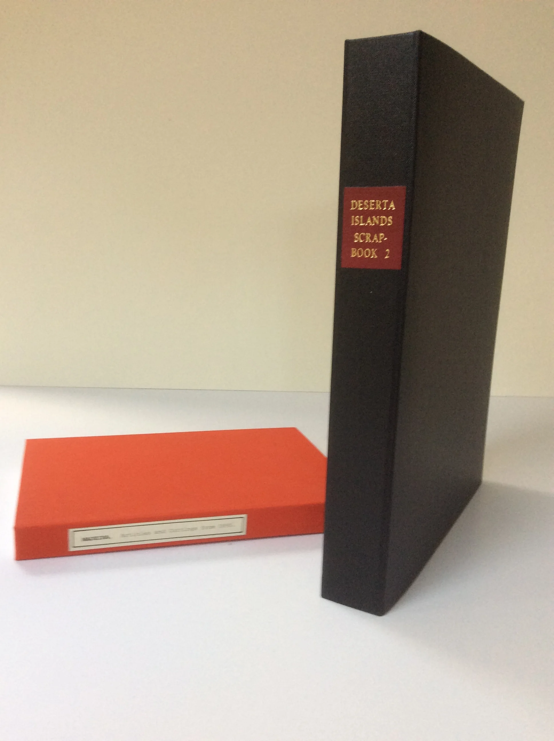  Soft-back art books and magazines bound into hard-backs. 