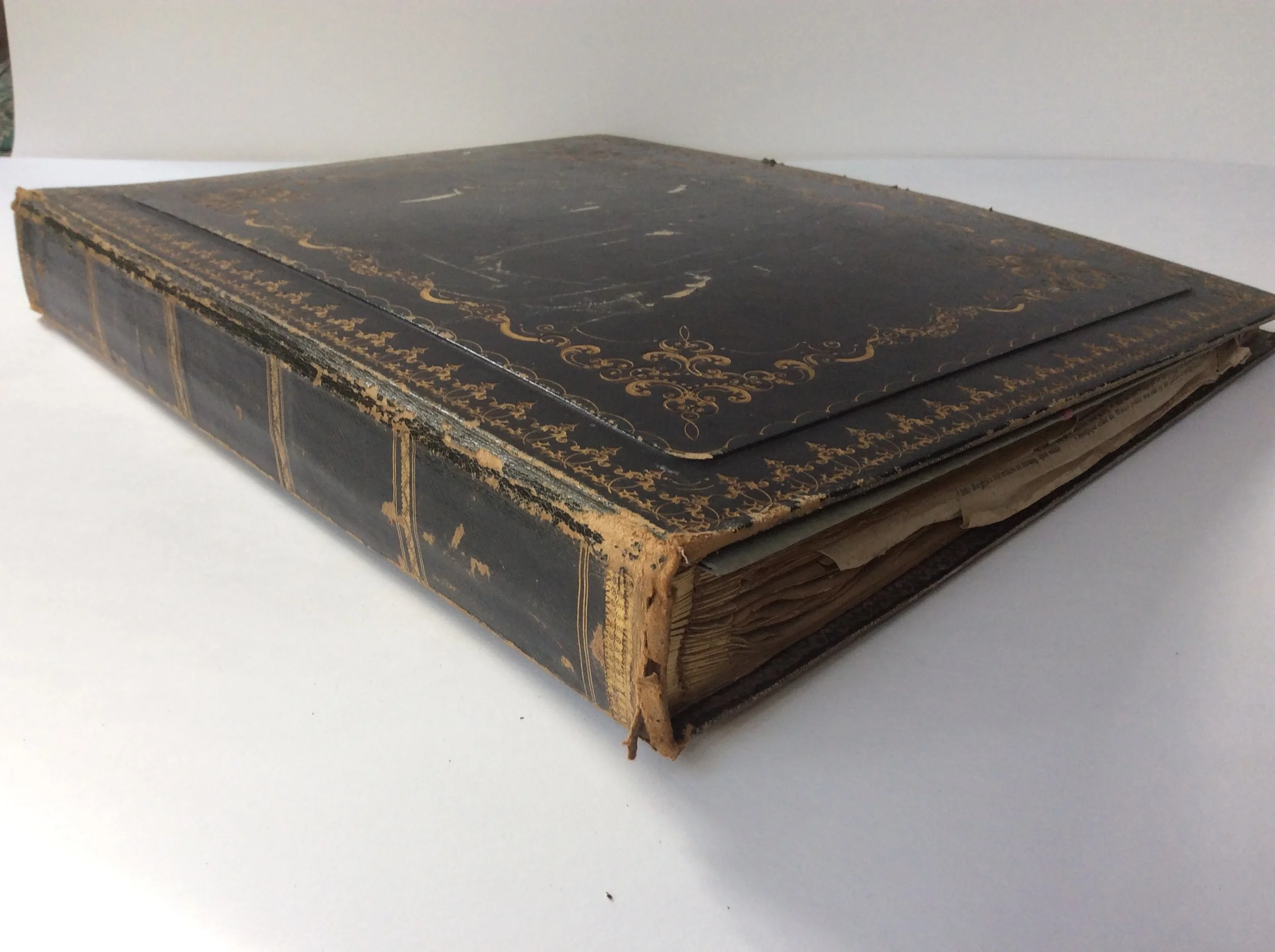  Restoring and re-backing damaged albums. 