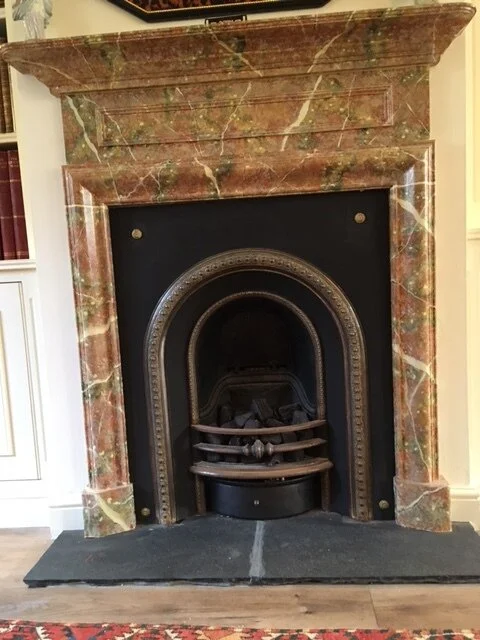  Same Chimney piece, painted in “Faux” Marble. 
