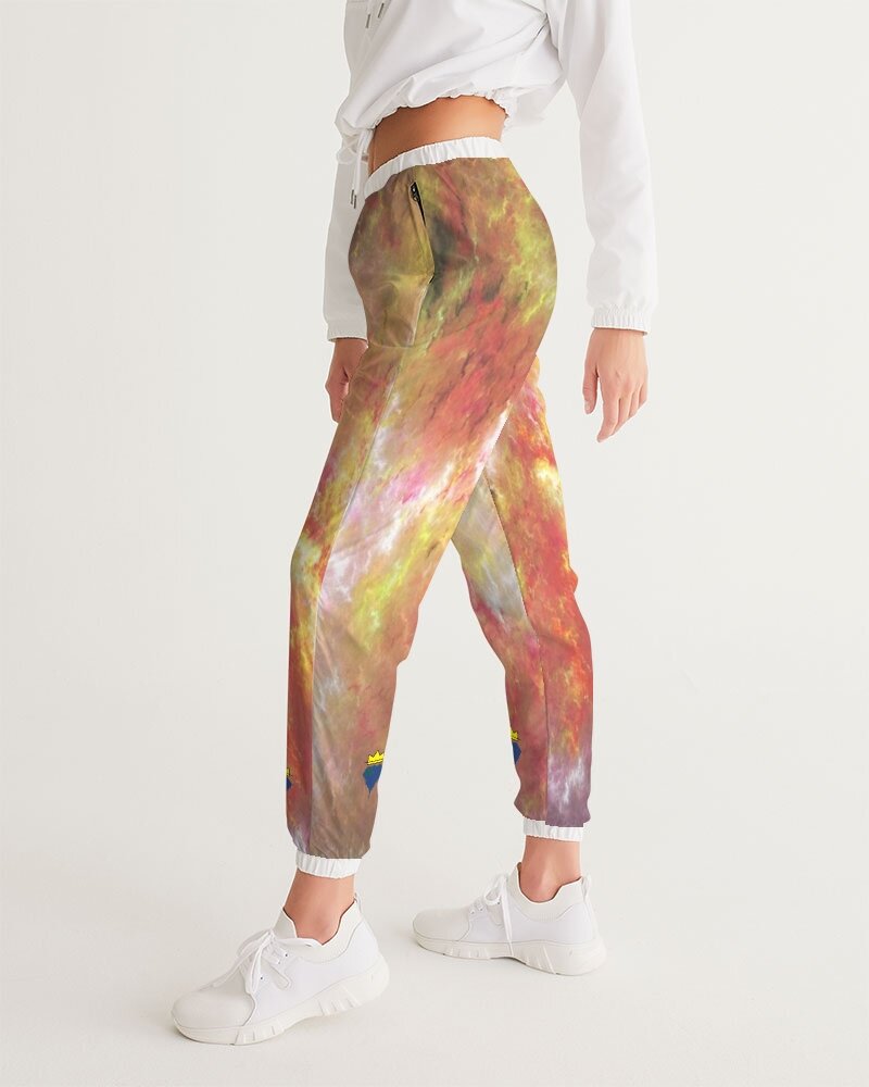 Women White & Black Tie-Dye Printed Tie-Up High-Rise Waist Cotton Regular Track  Pants - Berrylush