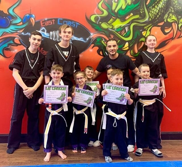 Congratulations to our Little Dragons on their first promotion!