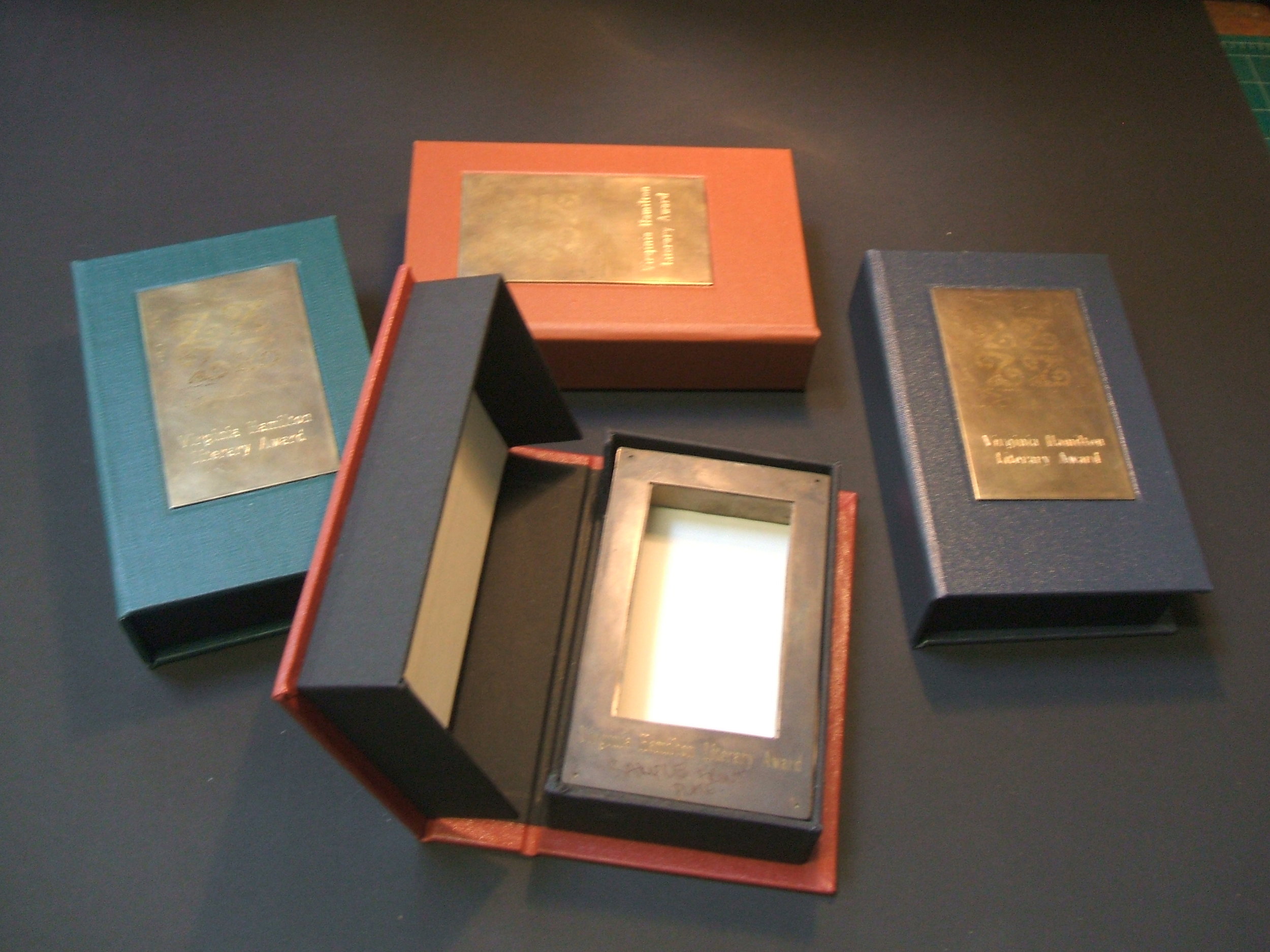 Virginia Hamilton Literary Awards boxes.JPG