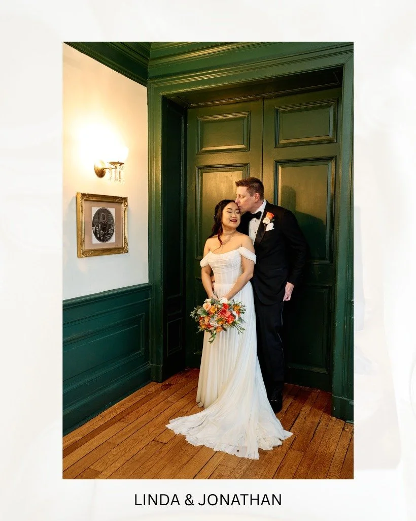 Linda and Jon got married at Pen Ryn in Bensalem (Northeast Philly) on one of those moody, dramatic sky days, clouds drifting in, soft light on the river, everything looking incredible. We started with getting-ready photos, a first look, and a wander