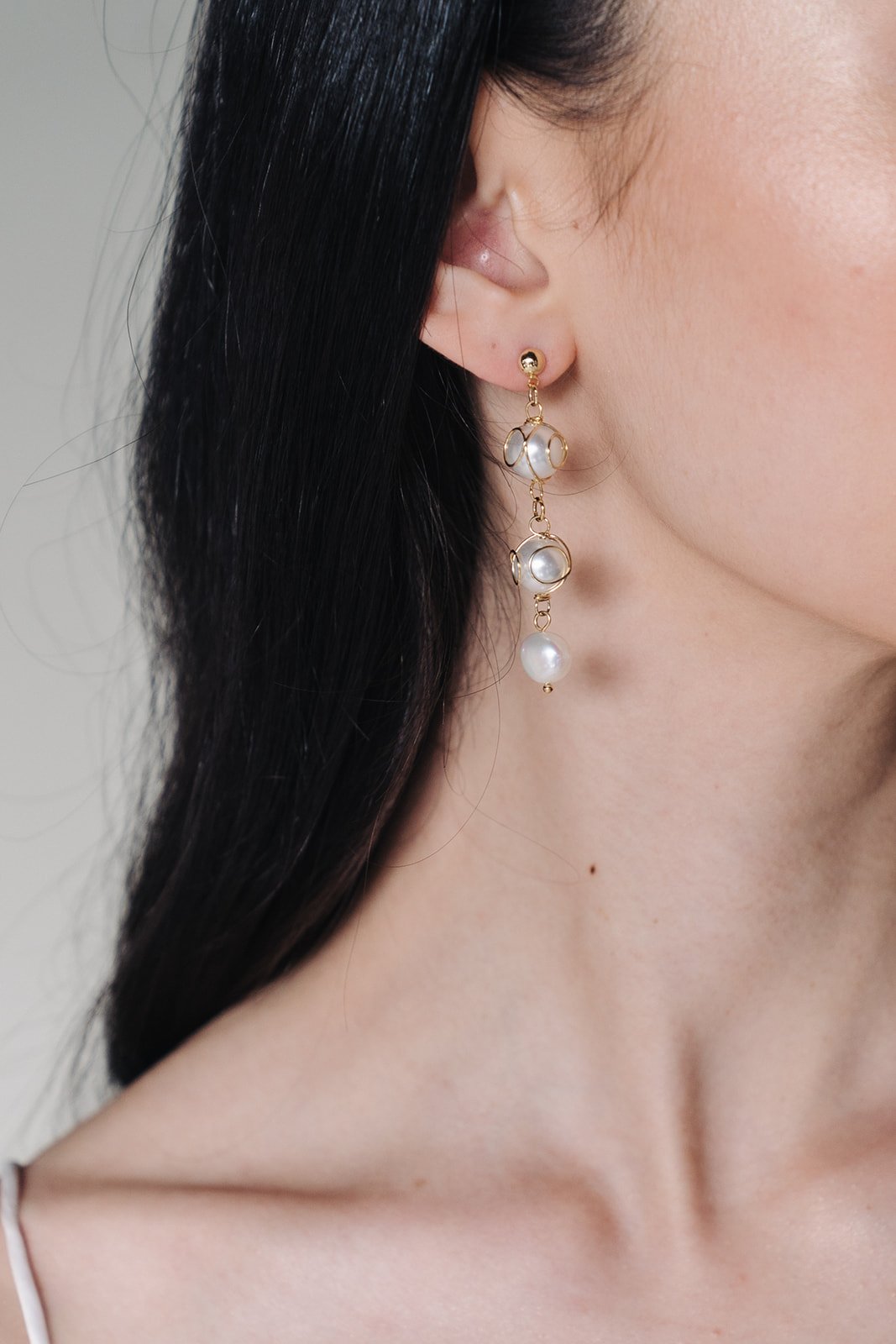 22k Pearl Earring JGS-2112-05278 – Jewelegance