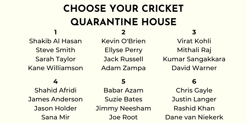 Choose Your Cricket Quarantine House