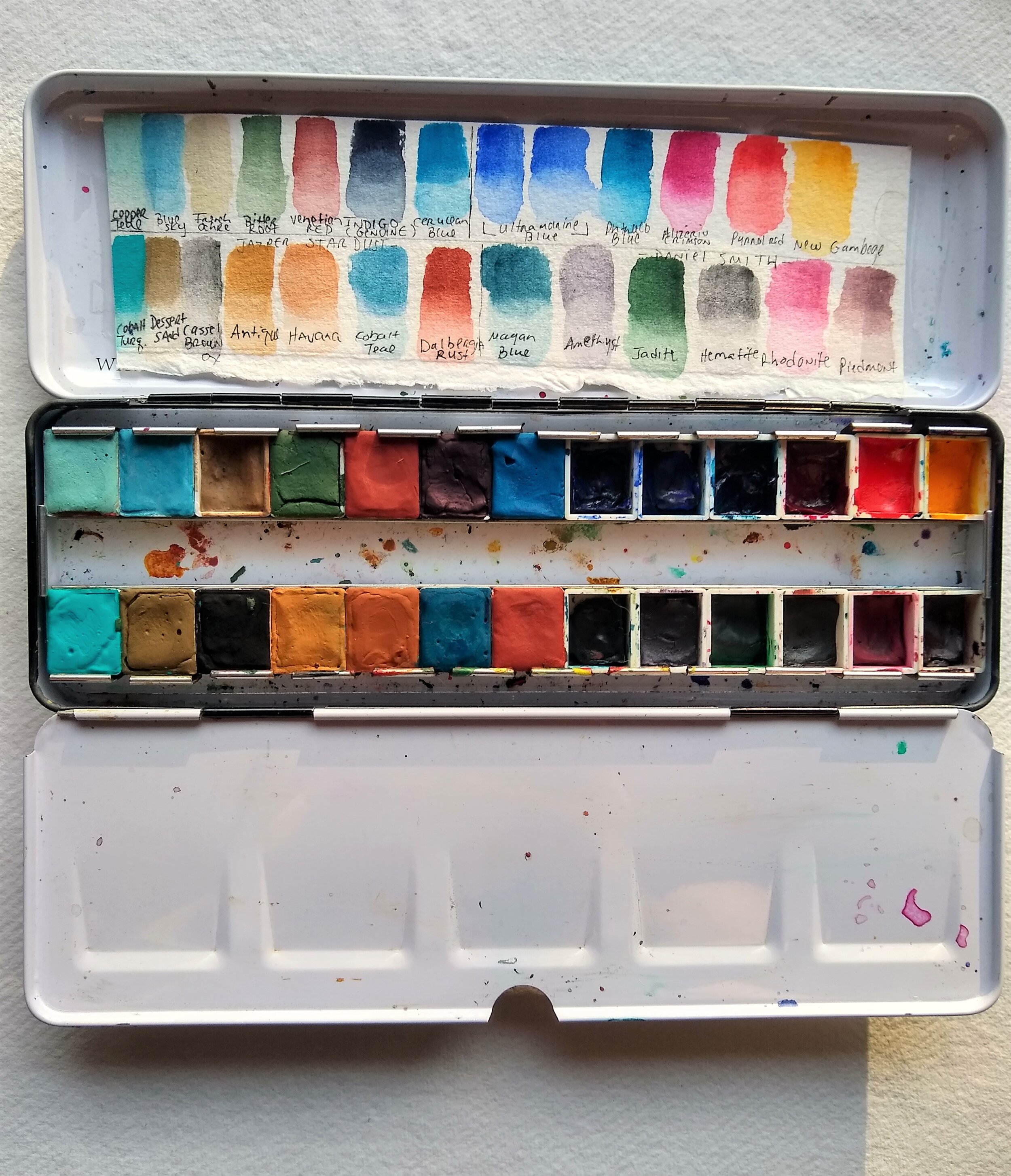 Setting up a new watercolor palette  Watercolor palette, Watercolor  pallet, Watercolor video