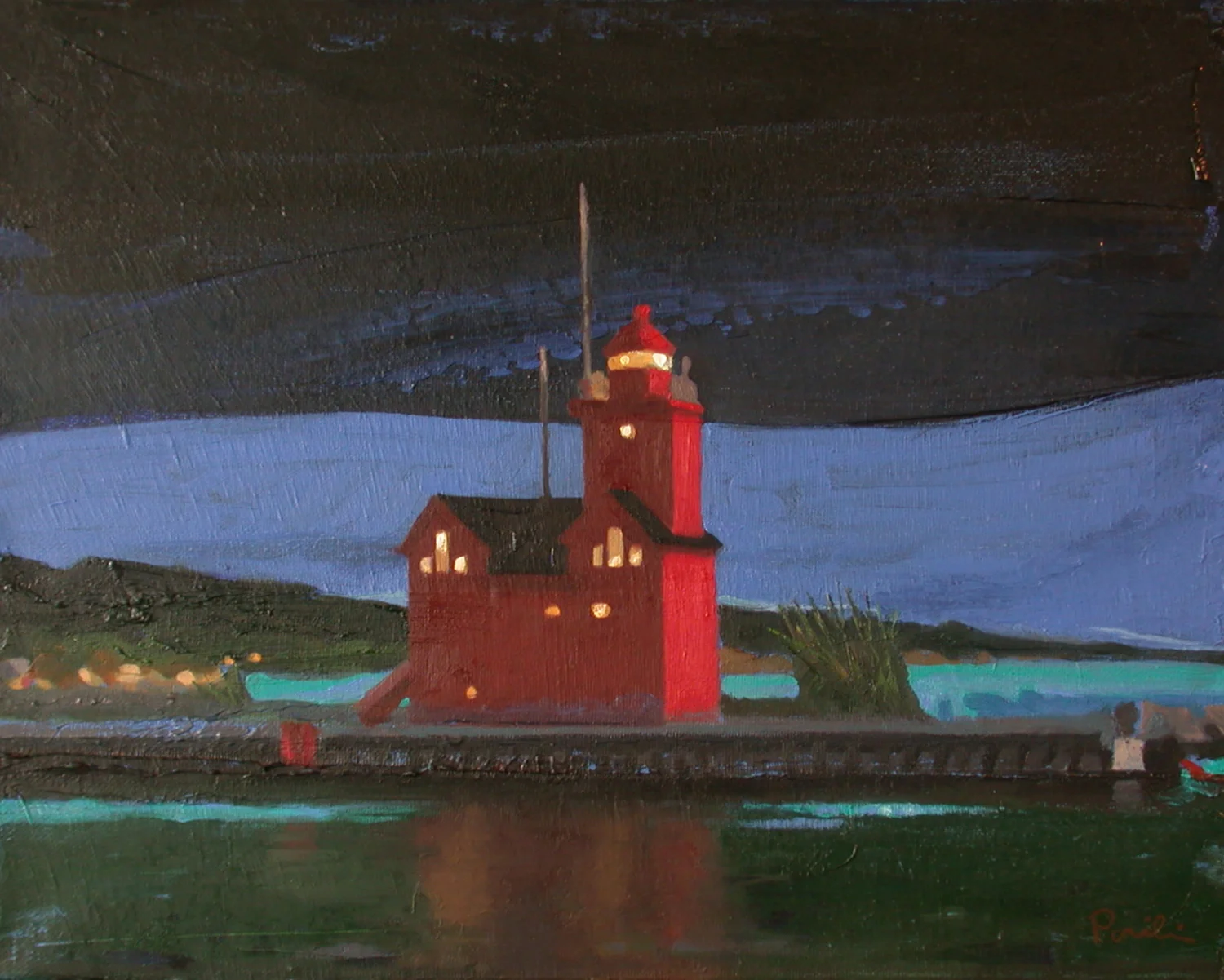 Big Red at Night