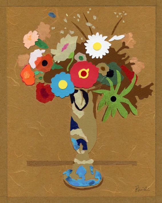 Collage Study, After Redon