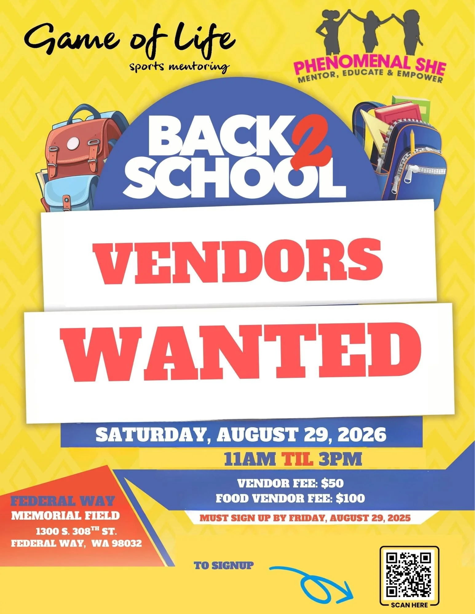 🎉 Back 2 School Block Party 🎒✏️