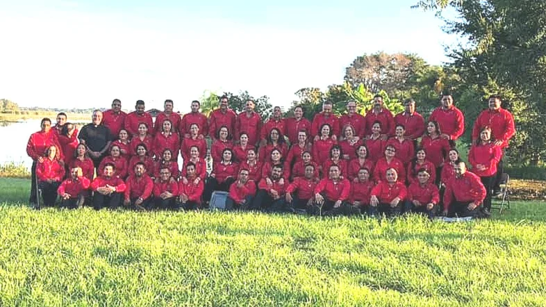 Foto del equipo de colaboradores del retiro.