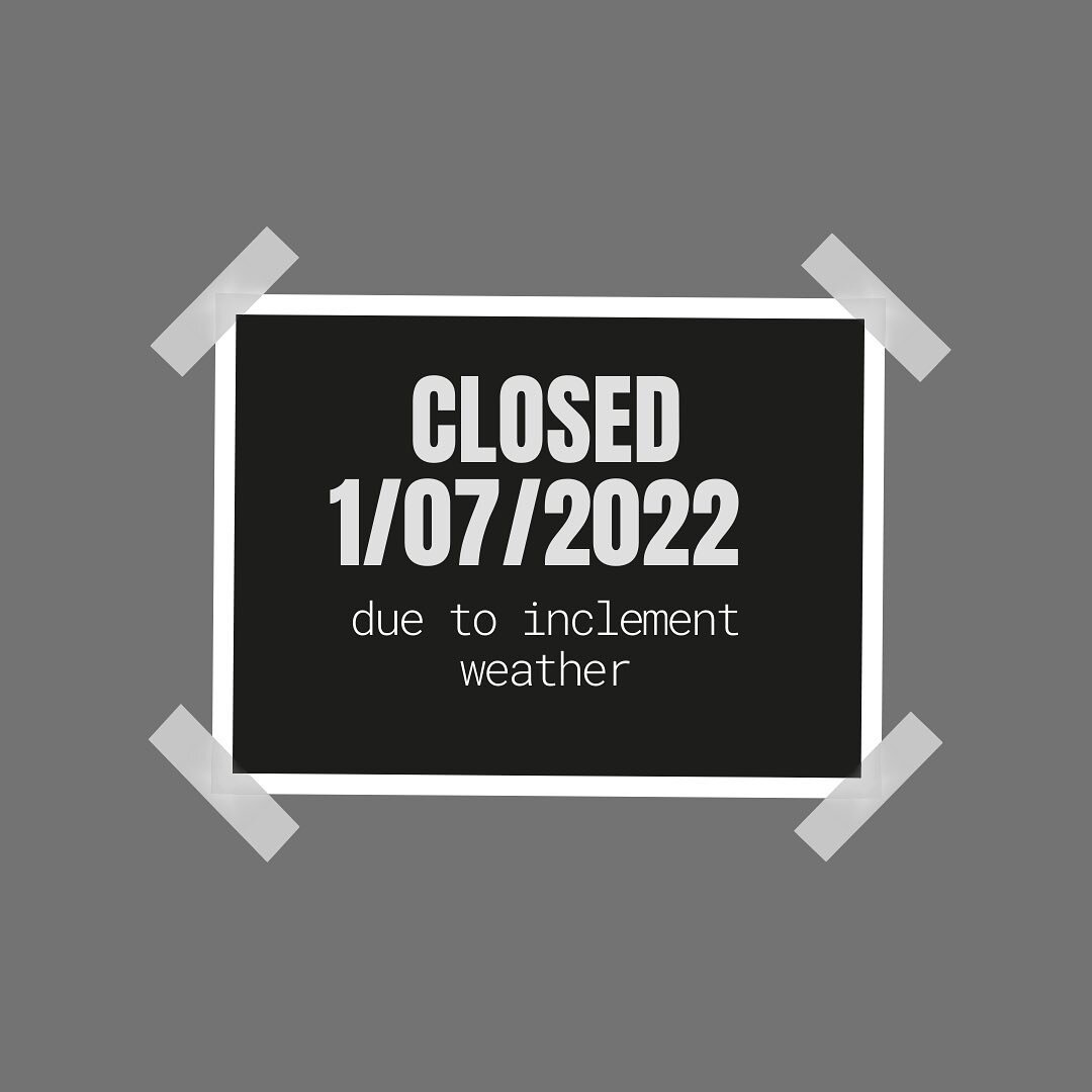 The barbershop is closed tomorrow due to inclement weather. Please reschedule your appointment at your earliest convenience! See y&rsquo;all next week, and stay safe &amp; warm.