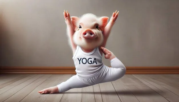 Piglet Yoga
