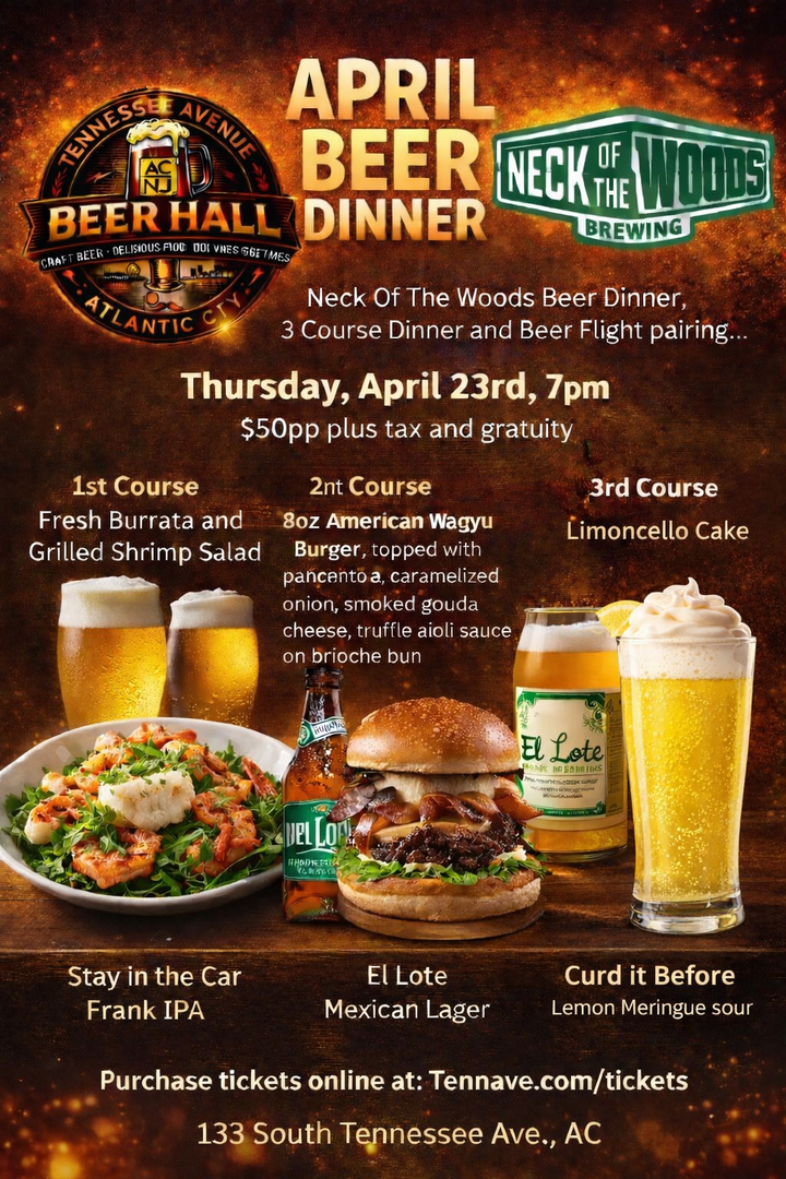 Neck of the woods beer dinner.png