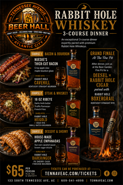 Rabbit Hole Whiskey Three-Course Dinner Experience