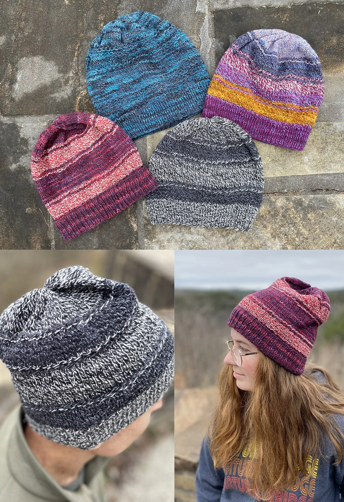 A collection of handspun yarns with varying textures and colors, showcasing the beauty of balanced plies.