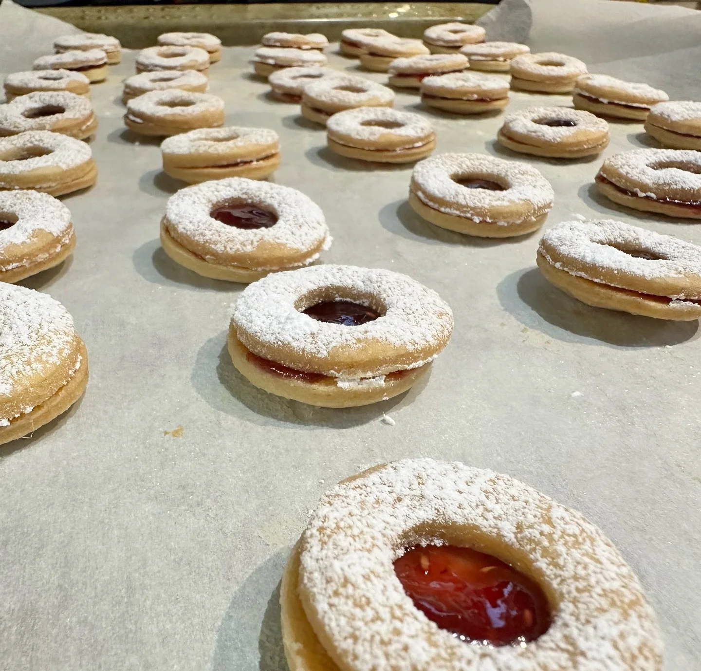 Testing testing one two three #minilindzertartcookies #hamptonspartypeople #easthampton #hamptonscaterer #privateparties