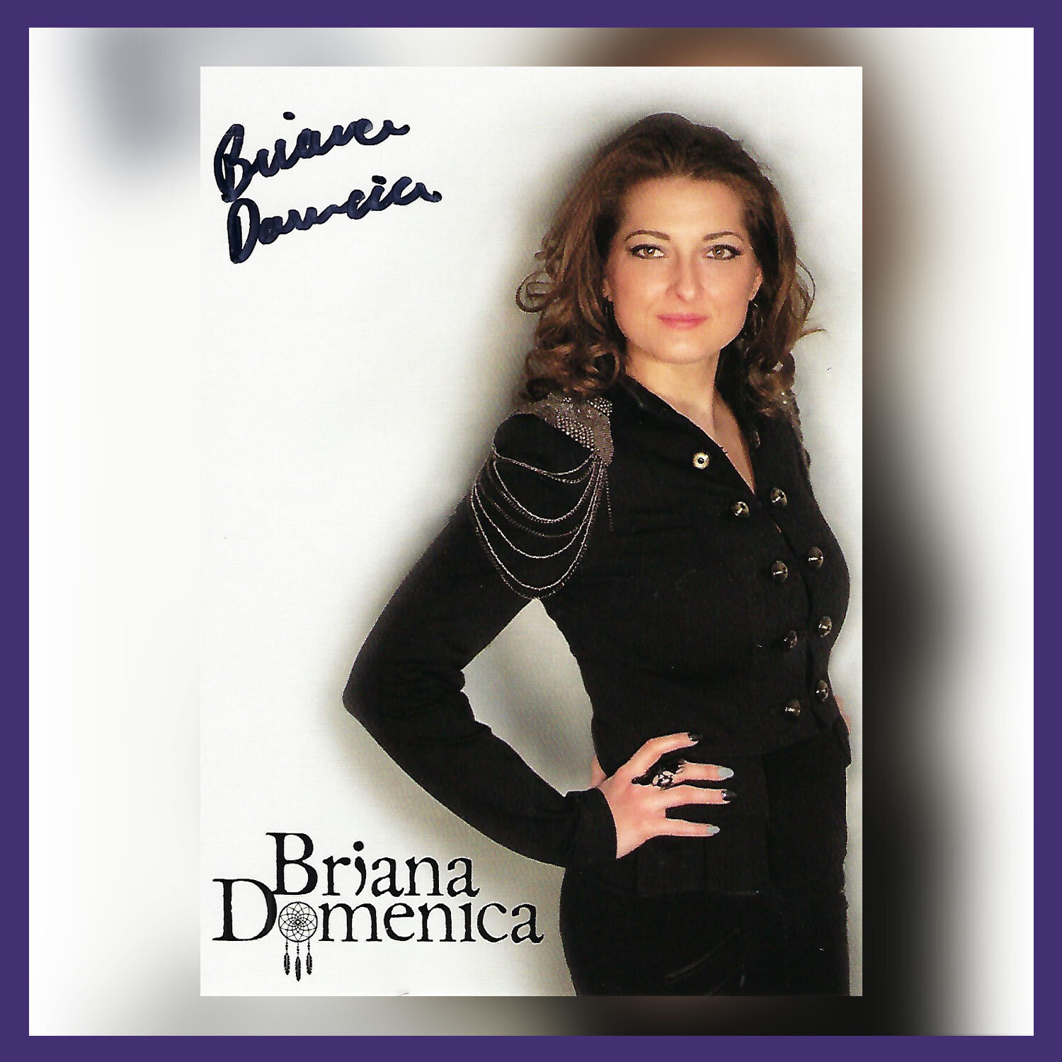 Autographed “Briana Domenica” photo