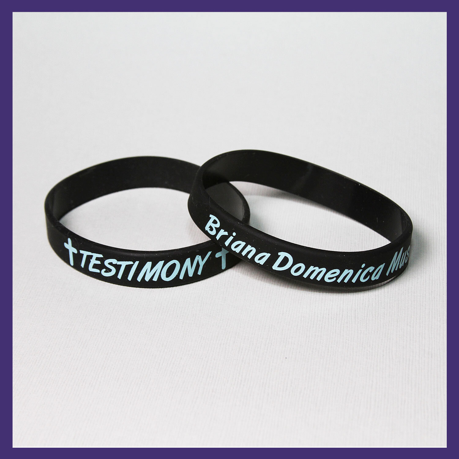 Set of Two "Testimony" Bracelets 