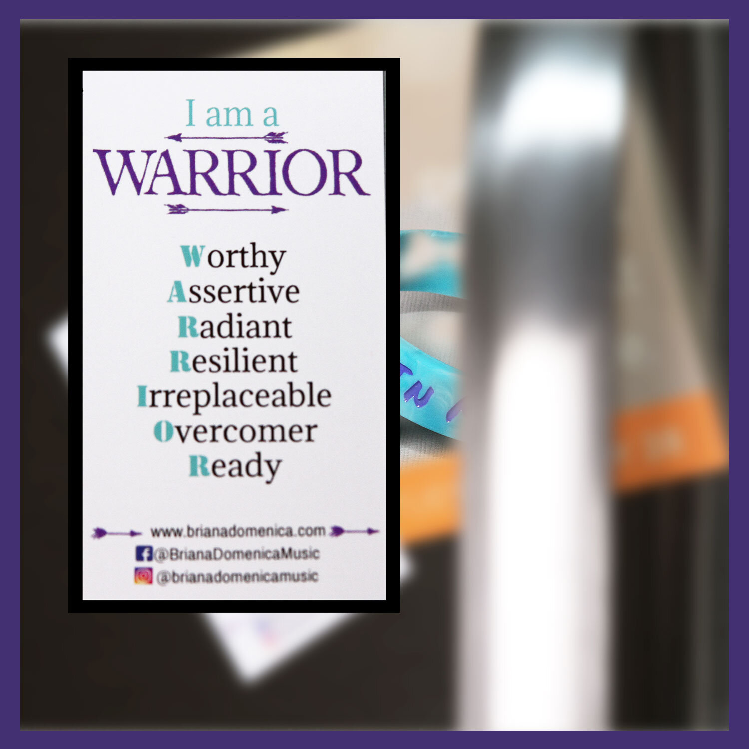 "I am a Warrior" Magnet