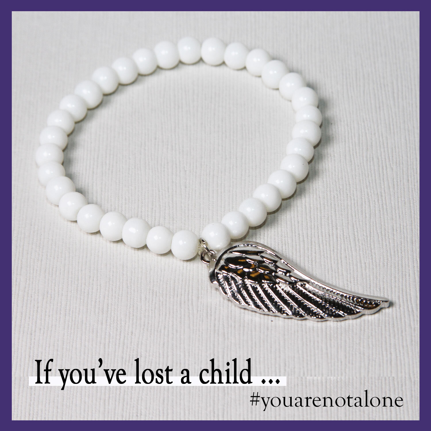 White "What's Your Color?" Suicide Awareness Bracelet