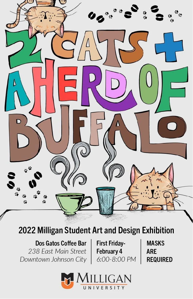 2 Cats + A Herd of Buffalo Poster.v1.JPG