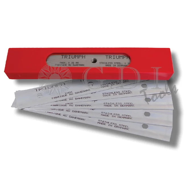 GT108SS-HD – 6″ Triumph Stainless Steel Heavy Duty Scraper Blades (0.20×6″)