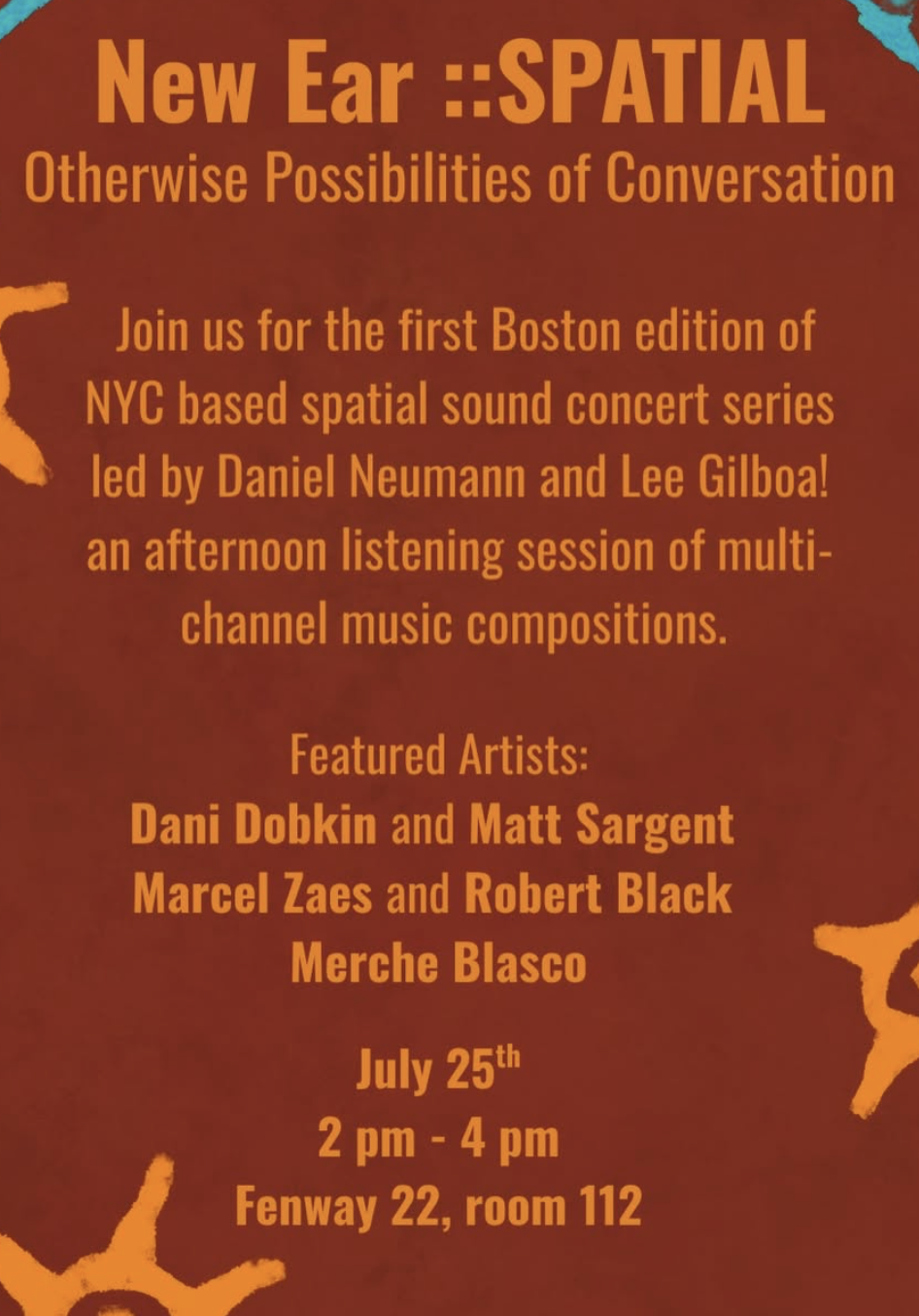 Dobkin/Sargent - New Ear::Spatial at Allston Music Festival (Boston, MA)