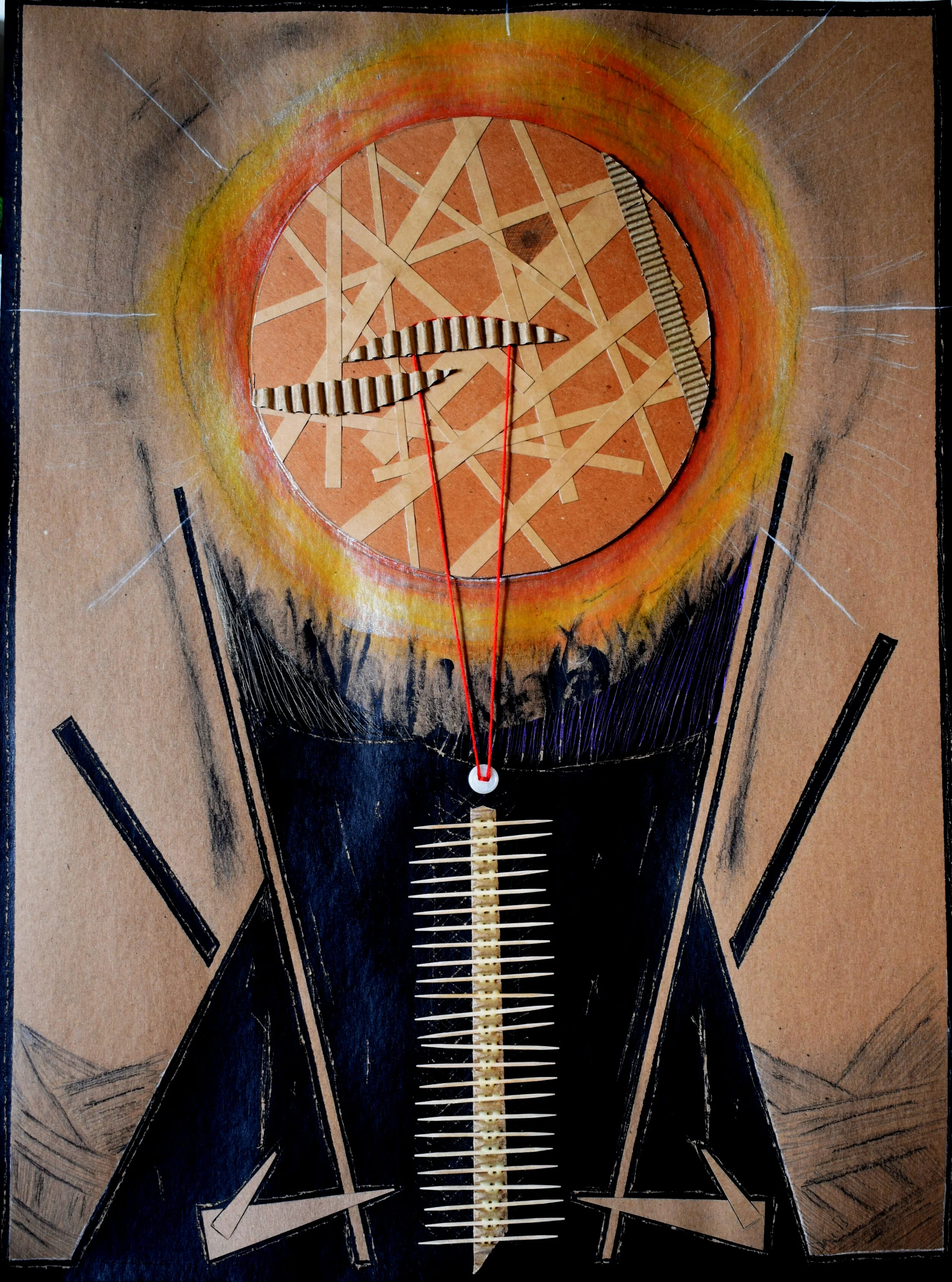 18”x24” mixed media on board