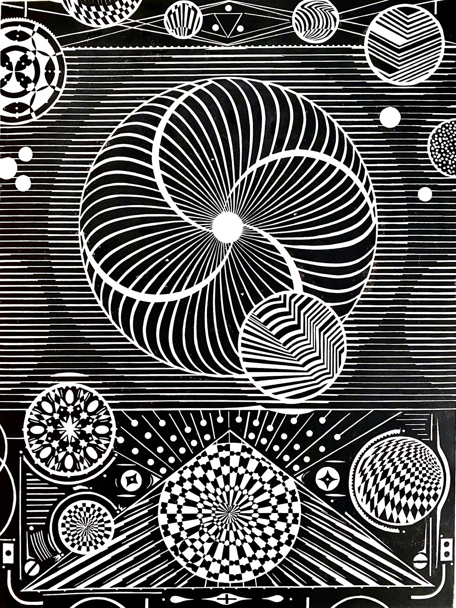 Blueprint Of The Spiritual Universe 2,  22"X26"