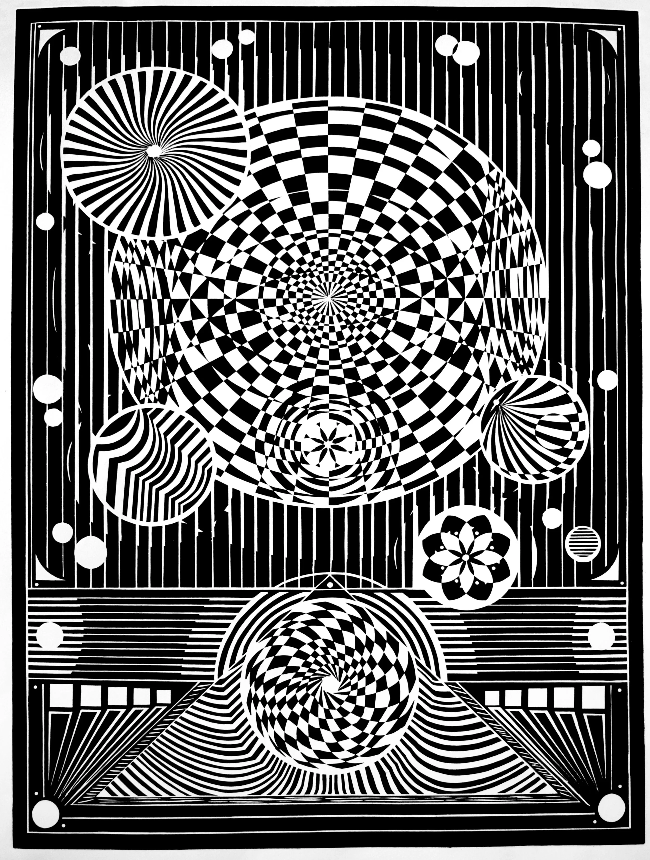 Blueprint Of The Spiritual Universe 3,  22"X26"
