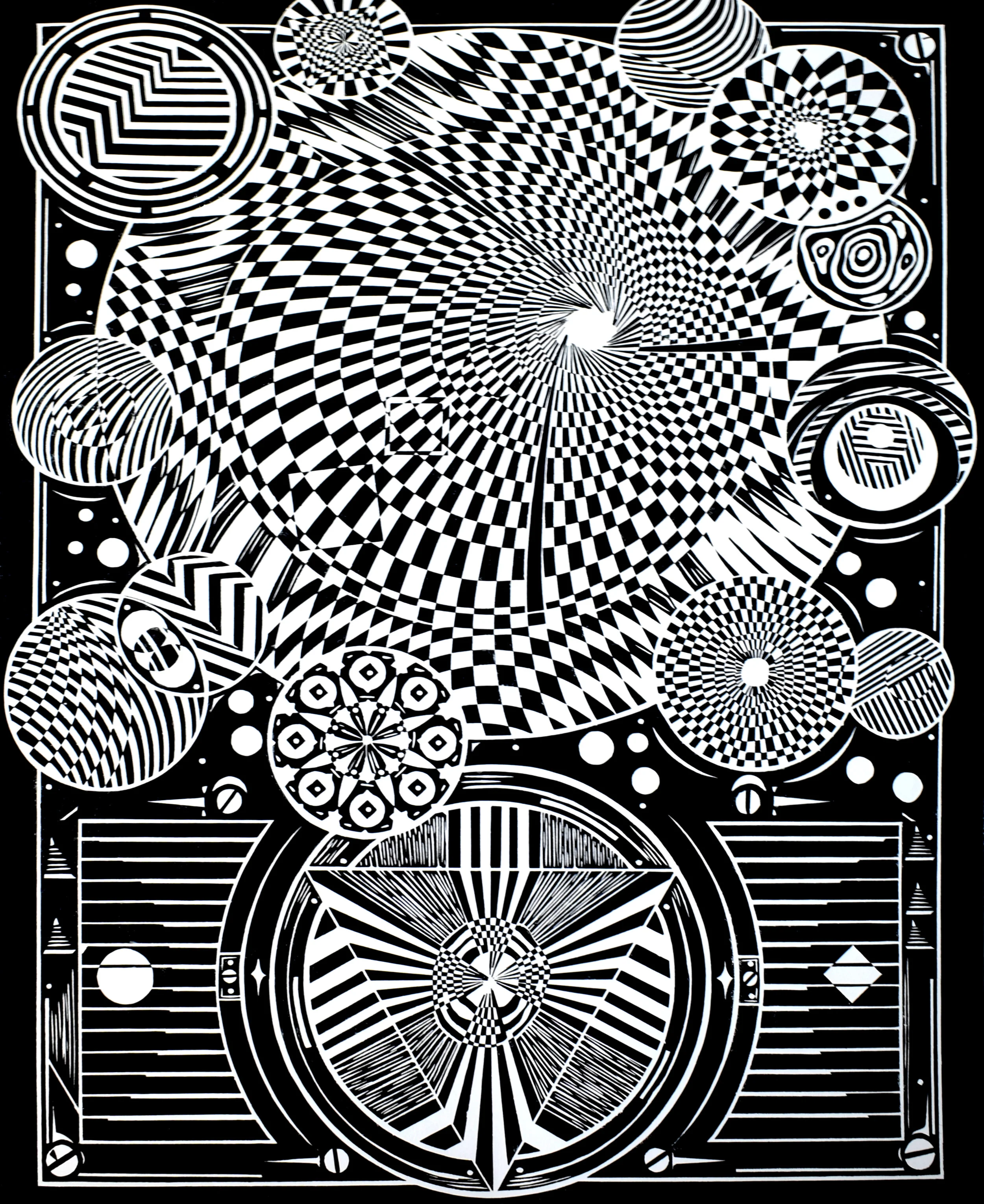 Blueprint Of The Spiritual Universe ,  22"X26"