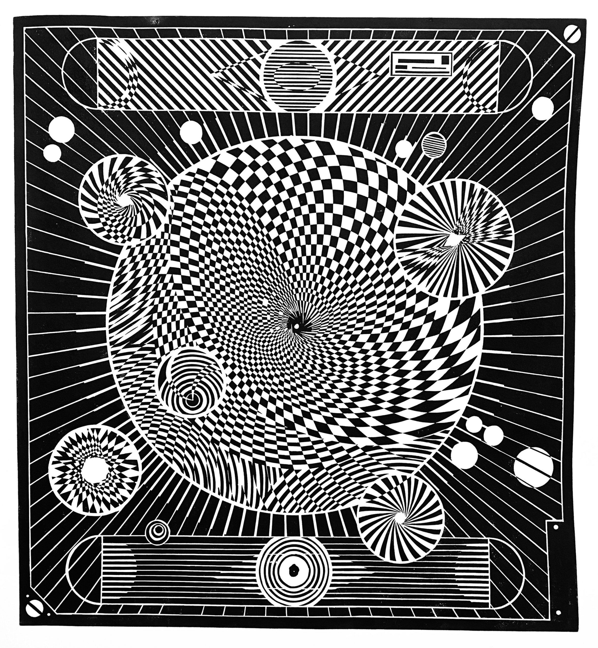Blueprint Of The Spiritual Universe 4,  24"X28"